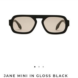 Jane Mini Gloss Black Sunglasses